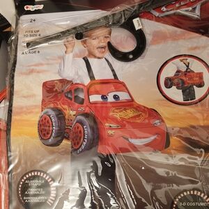 Disney Cars Lightning McQueen 3D Costume - Red and Black, Up To Size 6